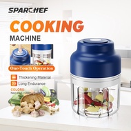 🇸🇬 USB charging Electric Garlic Chopper Small Onion Chopper Mini Food Grinder Blender Mixer Machine 