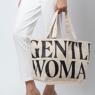 Gentle WOMAN CANVAS TOTE BAG Ready To Send/CANVAS GENTLEWOMAN TOTE BAG/GNTL WOMEN TOTE BAG SMALL/Picnic BAG/BANGKOK VIRAL BAG/THAILAND IMPORT BAG/STRONG WOMAN TOTE BAG CANVAS/GENTLEWOMAN BAG