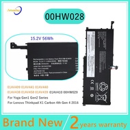 00HW028 00HW029 01AV409 01AV410 01AV438 01AV439 Laptop Battery For Lenovo ThinkPad X1 Carbon 4th Gen
