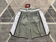 Just Don NBA Los Angeles Lakers Team ShortsNBA 洛杉磯湖人隊限定 刺繡球褲 籃球短褲五分褲