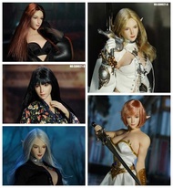 1/6 Figures Sdh021 Female Head Sculpt A B C D E Five Models