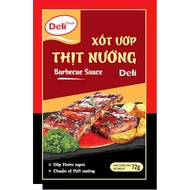 Combo of 10 packs of Deli Foods Barbecue Marinade 72g - Rich, Convenient Barbecue Marinade