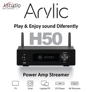 Arylic H50 Wireless Stereo Amplifier DAC Streamer ที่มี Amplifier และ ตัวรับ-ส่ง บลูทธ เสียงดีคุณภาพ