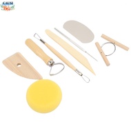 CAUSI 8pcs Clay Sculpting Tools Set, Double-Sided Carving Tools Pottery Sculpting Set, Multifunction