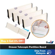BEST4U Drawer Partition Board / Retractable Drawer Divider / Expandable Drawer Organizer / Multi-use