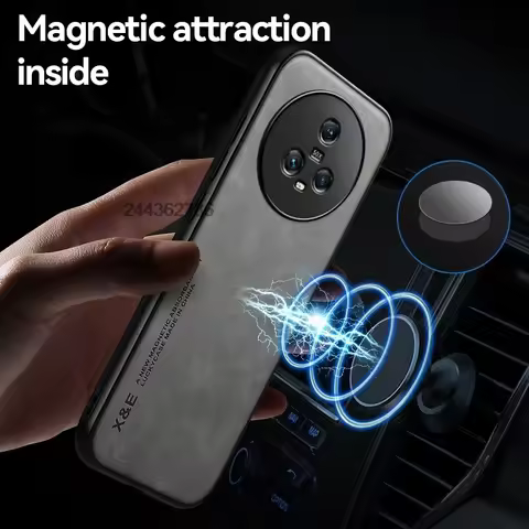 Magnetic Case For Huawei Honor 400 300 200 100 90 Pro Lite X9A X9B X9C 5G Luxury Anti Shock Skin Lea