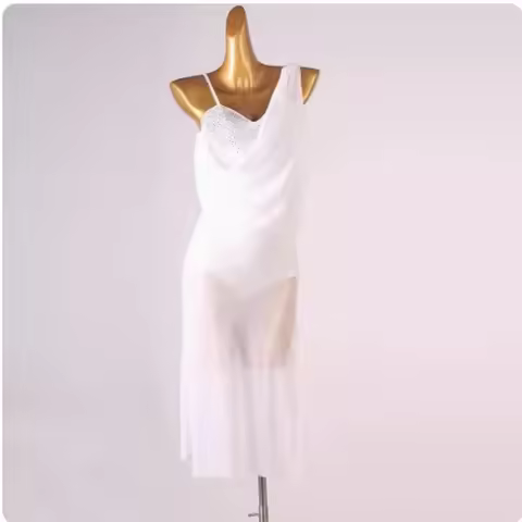 Role Play Latin Dance Dress Salsa Tango Cha Cha Cha Dance Ballroom Dance Rhinestone Competition Dres