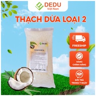 L2 DEDU Coconut Jelly – Crispy Milk Tea Topping, Naturally Cool, Easy to Apply – 1.5kg/Pack x 12 Pac