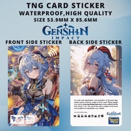 Genshin Impact Ganyu - Card Sticker/Touch n Go Card Sticker Cover