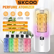 【SG Stock✅】 NEW Automatic Aroma Diffuser Rechargeable Humidifiers Digital Display Air Freshener Fragrance Machine