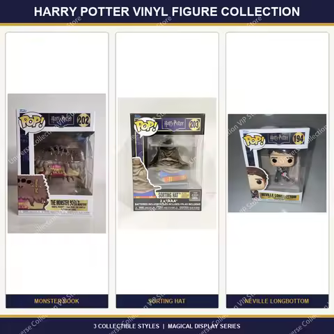 Funko POP Harry Potter Monster Book Sorting Hat Neville Collectible Figures for Collection and Displ