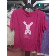 Pink t-shirt L MS89