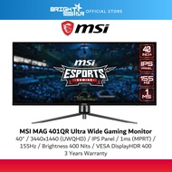 MSI MAG 401QR Ultra Wide Gaming Monitor