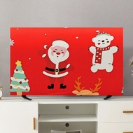 TV Elastic Dust Cover Christmas 43 Inch 50 Inch 55 Inch 65 Inch Hanging LCD TV Cover