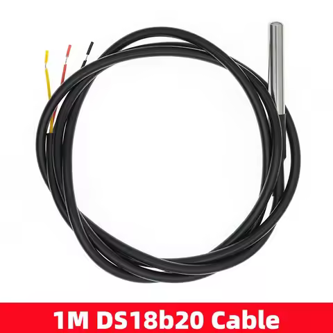 DS1820 Stainless steel package Waterproof DS18b20 temperature probe temperature sensor 18B20 for ard