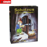 Saboteur Board Game 1+2 Version/Saboteur1 Version Jeu De Funny Board Game With English Instructions
