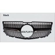 For Mercedes-Benz GLK class X204 GLK260 GLK300 GLK350 front grille center diamond grill 2013-2015 no