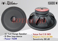 SPEAKER KOMPONEN BLACK SPIDER 15600 M WOOFER BLACKSPIDER 15600M 750W