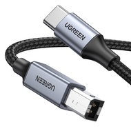 UGREEN USB B to USB C 3 FT Printer Cable, Nylon USB B to C Cord for MacBook Pro/Air, MIDI Cable Comp