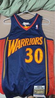 Mitchell Ness x NBA Authentic 球員版 金州勇士隊 新秀賽季 庫里30號 復古運動球衣 籃球背心