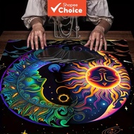 1Pc Mystical Sun And Moon Tarot Card Table Cloth