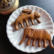 兔子 大象 檀木 梳子 經絡按摩梳 按摩梳 送禮 禮物 長輩禮