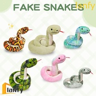 LANFY Snake Plush Toy, Sticking Tongue Colorful Boa Plush Doll, Kids Toy Coiled Fluffy Stuffed Anima