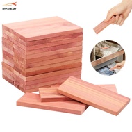 30Pcs Closet Storage Cedar Plank Chip Red Brown Cedar Block Wood Chip for Closet Drawer Cupboard Cab