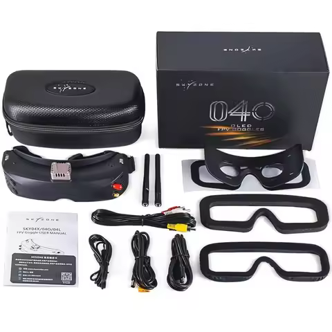 Skyzone SKY04O PRO FPV goggles 1280x720 OLED 5.8Ghz 48CH 720P 60FPS Steadyview DVR Head Tracker for 