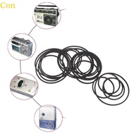 Con 30 50PCS Square Cassette Tape Machine Belt Assorted Belts Mixed 30-65mm 1 2mm for Recorder Walkm