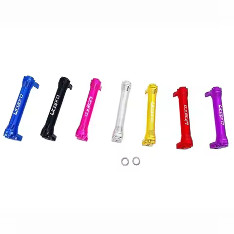 LITEPRO Folding Bike Easy Wheel Extension Rod For Brompton EIEIO Aluminum Alloy Telescopic Rods Bicy