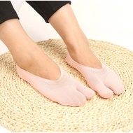 Women's 2-finger invisible hidden socks five finger anti-scratch socks