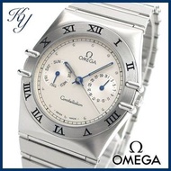 品相良好 正品流行 OMEGA 歐米茄星座日期男士手錶