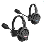 SYNCO Intercom Headset 350m/1148ft 3.5mm Battery 350m/1148ft Real-time Live With Built-in Teamwork C