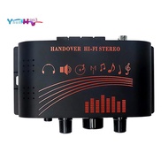 LED Light Ring Equipped AK170 Audio Power Amplifier Dual Channel HIFI Stereo Sound Amplifier Portabl
