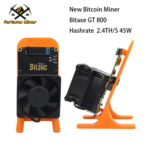 NEW Bitaxe GT 800 Lucky Miner 2.6–2.8Th/s Overclock 45W Low Power BM1370 Asic Chip BTC Solo Miner Lo