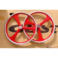 Rim 3 batang pedang 20" Alloy Sport Rim - basikal lajak /BMX/ Basikal Single Speed (1pair)5390