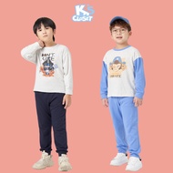 K'S CLOSET Cotton Long Sleeve Clothes Set 6-52kg (1-14 Years Old) E031TEF / E041TEF / E011TWF / E010