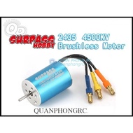 Surpass Hobby 2435 4500KV Sensorless Brushless Motor For 1:16 1:18 RC Car