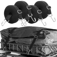 【Llittlesunla】4Pcs High Elasticity Latex Elastic Bands Bicycle Tie Luggage Fixing Strap Motorcycle C