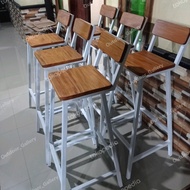 Kursi Bar Tinggi 90cm Kursi Cafe Industrial Minimalis Custom