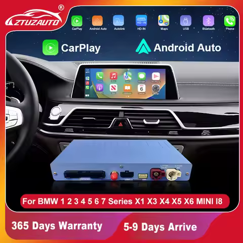 OEM Screen Upgrade Wireless CarPlay for BMW EVO 1 2 3 4 5 7 Series X1 X3 X4 X5 X6 MINI F56 F15 F16 F
