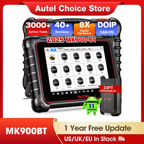 Autel MaxiCOM MK900-BT MK900BT Diagnostic Scanner Wireless DoIP /CAN Automotive Tools FD Scan Tool A