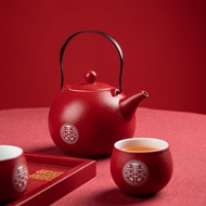 Wedding Tea Set Wedding Tea Ceremony Cup Gift Set Red Wedding Trending Creative Chinese Style Custom