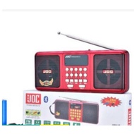 Ready Stock JOC H798 Portable Rechargeable Digital Radio MP3 Radio Mp3