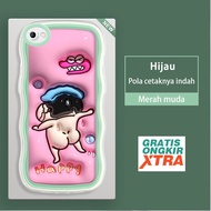 Redmi 6A 5A 5 8 7 8A 6 4X A1 5Plus Plus Xiaomi 3D Case Cute Crayon Shin chan Kesing hp cassing jelly