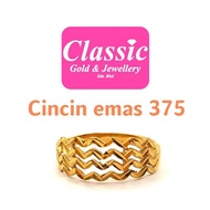 cincin emas 375/375gold ring/9k ring