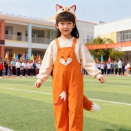 Children's Costume COS Tiger Fox Dance Costume Fox Fake Tiger Wei Cartoon Animal Overalls Performanc