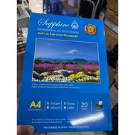 Shappire photo paper size A3/ A4 /A5 20 sheets/set 230g