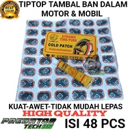 TIP TOP COLD PATCH KOYOK TAMBAL BAN MOTOR MOBIL 48 PCS KOYOBAN HIGH QUALITY